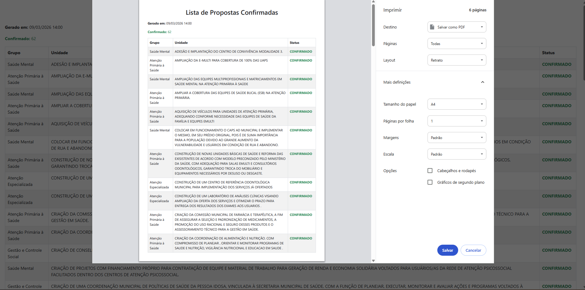 Votação de Propostas - Screenshot 3